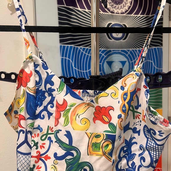 Colorful Patterned Two-Piece Set - Picture 2 of 5